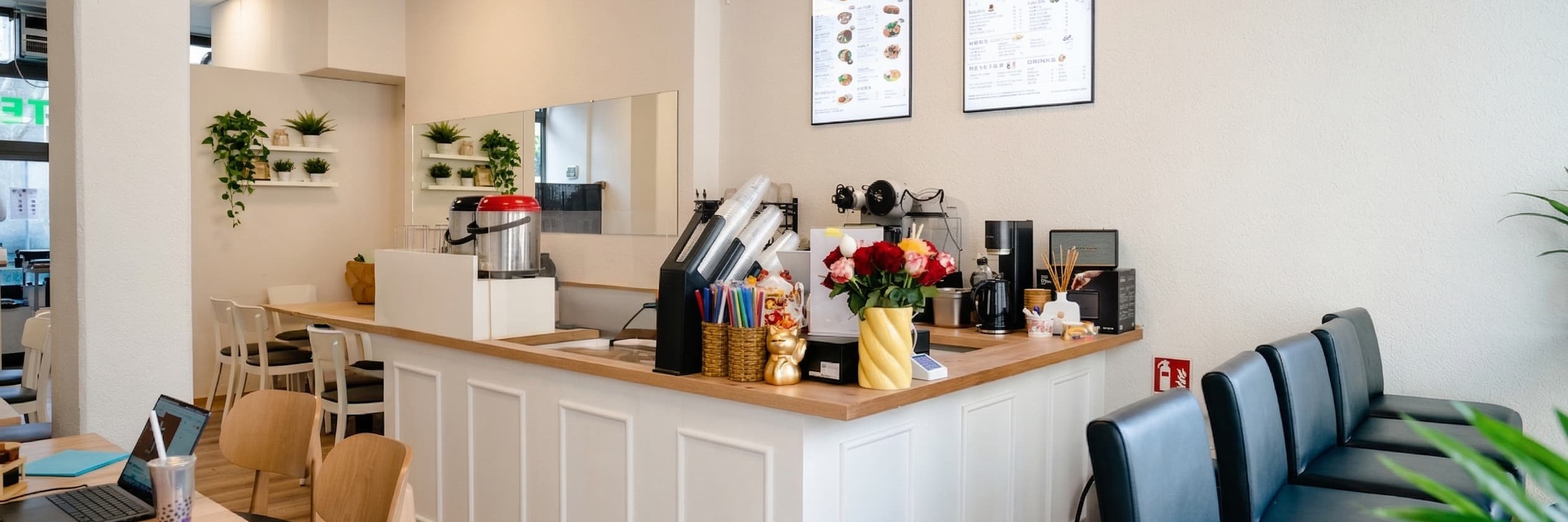 Unsere Theke mit frischen Zutaten